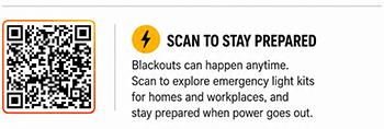emergency light kit qr